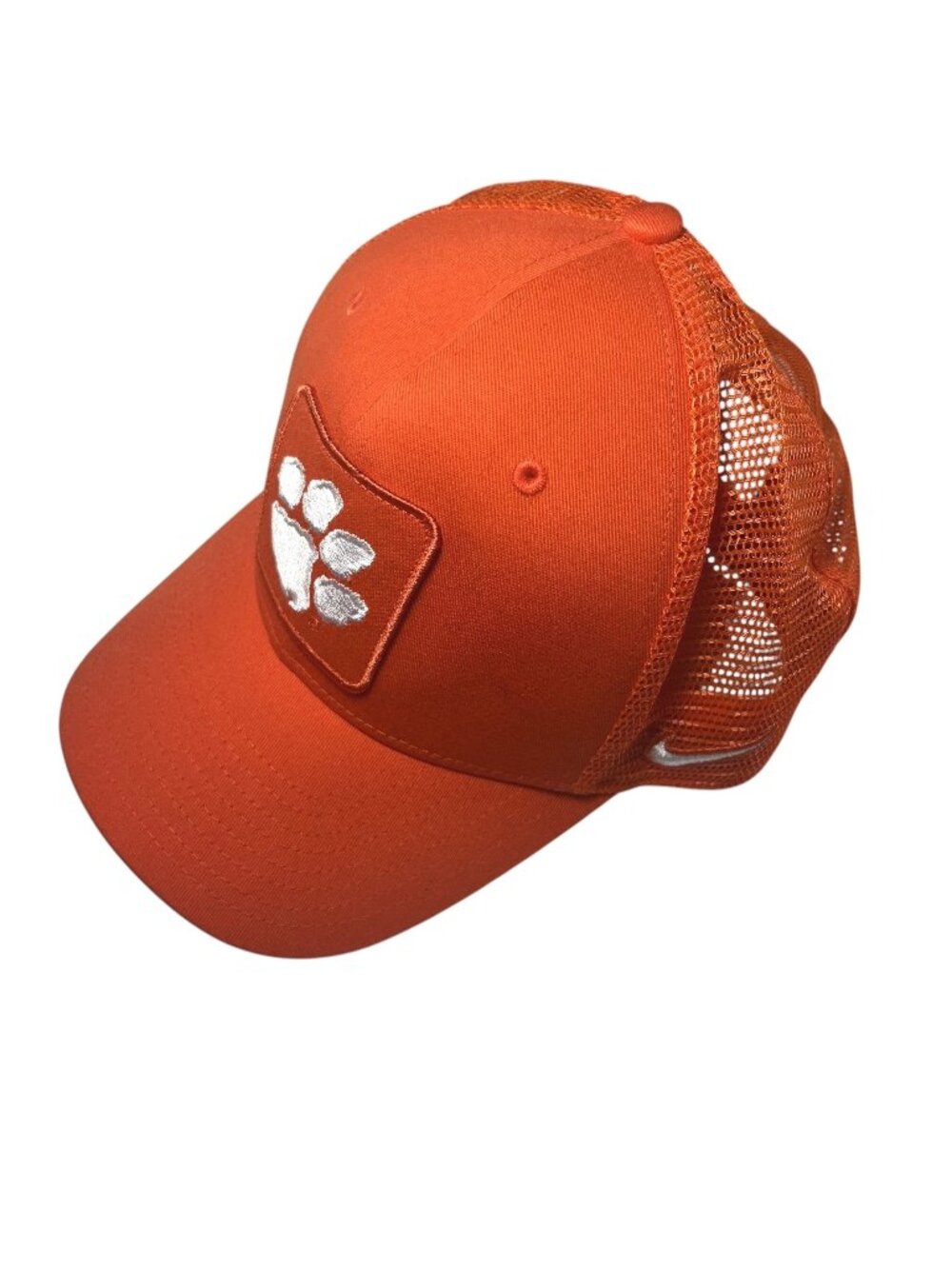 Nike Clemson Tigers Mens Orange Adjustable Mesh Snapback Hat Cap One Size